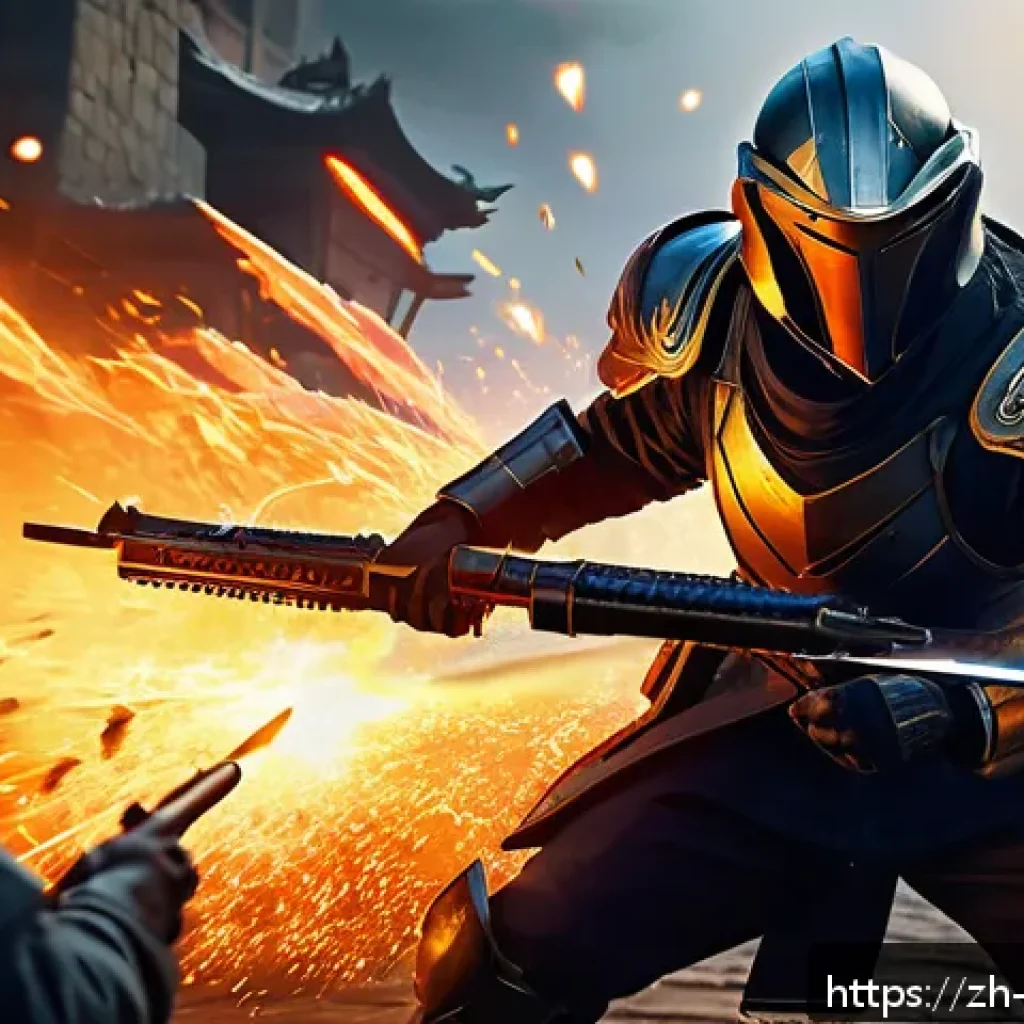 블루아카이브 최고 스킬 조합 - A dynamic fantasy battle scene featuring a swift assassin character wearing sleek, tactical armor an...